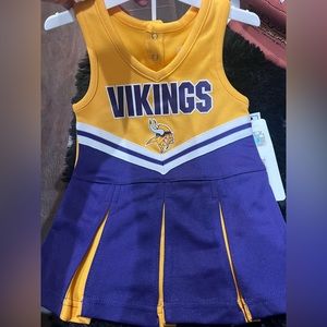 NFL Vikings dress (12 months) with underwear